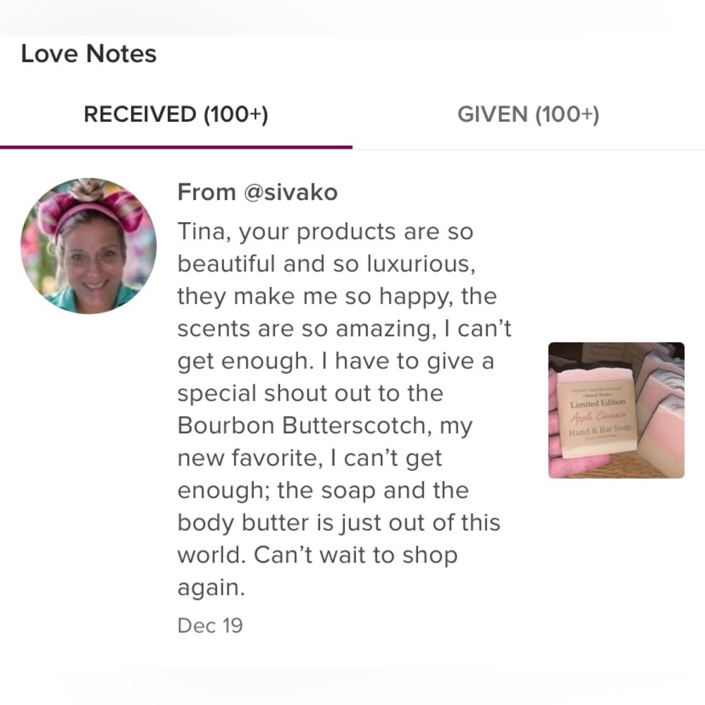 LAST ONE Bourbon Butterscotch Hand Body and Bar Soap - Picture 3 of 15